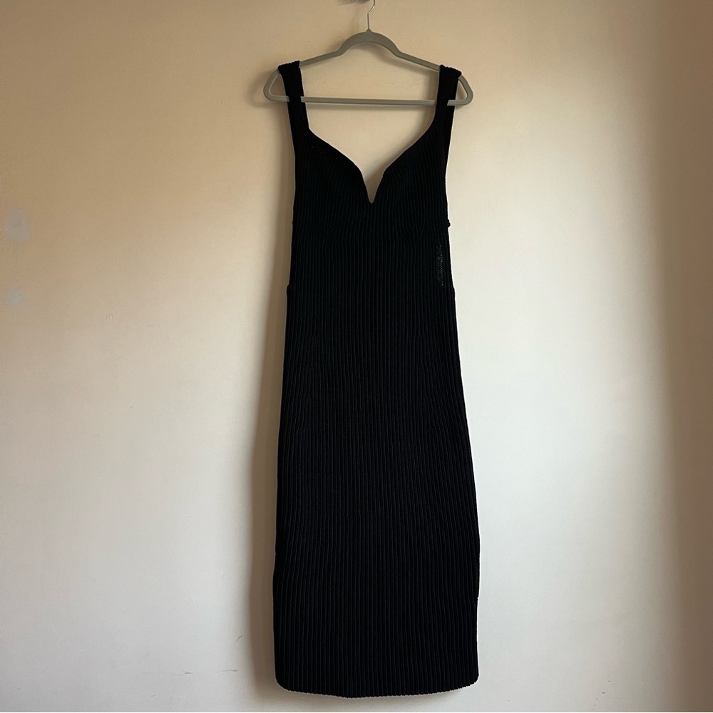 Khaite The Alessia Dress in Black - Picture 7 of 16